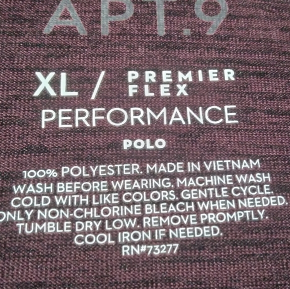 Apt.9 Premier Flex Performance Polo xl - Picture 3 of 10